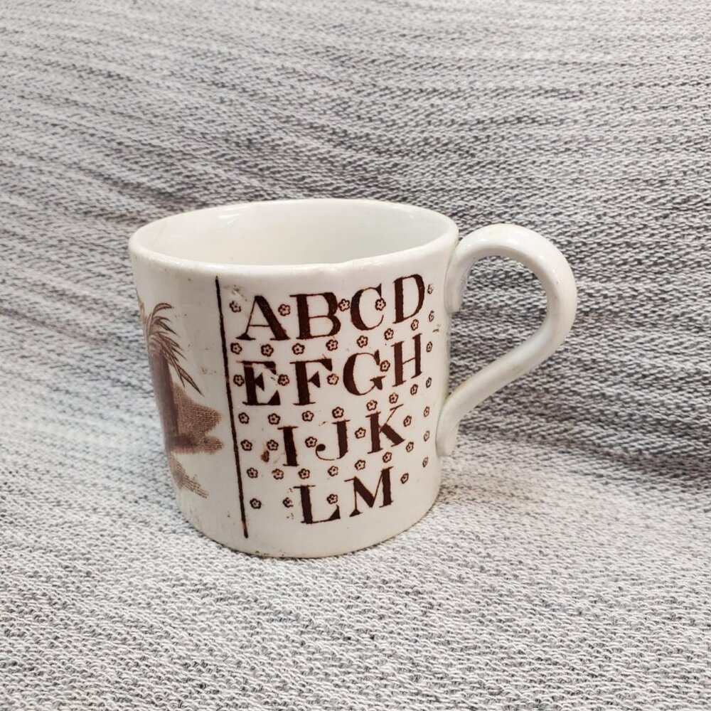 Beautiful 1880's Victorian ABC Mug